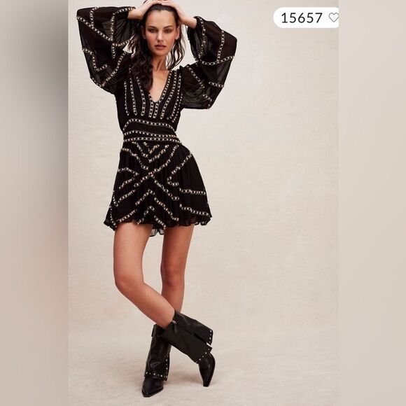 Free People Dresses & Skirts - Free People Jen's Pirate Booty Odyssey Mini Dress/ size XS